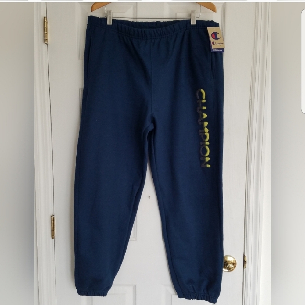 NWT Women's Reverse Weave Joggers  Sweatpants Blue Size 2XL